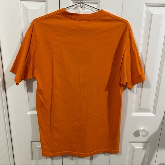 Y2K M&M’s Surrounded by Nuts Orange Shirt - Picture 3 of 7